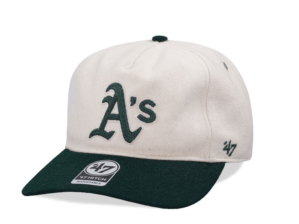 47Brand Oakland Athletics Natural Chain Stitch 47 Hitch Snapback Gorra