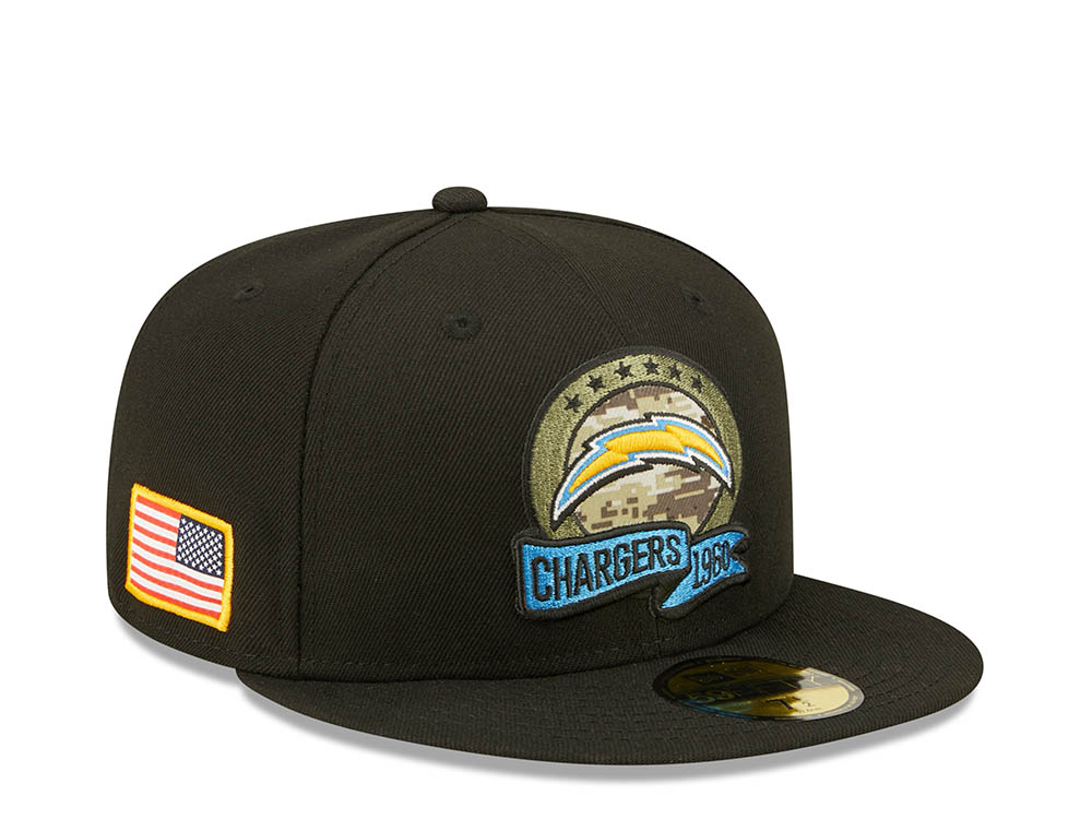 New Era Los Angeles Chargers Salute to Service 2022 Fitted 59Fifty Gorra