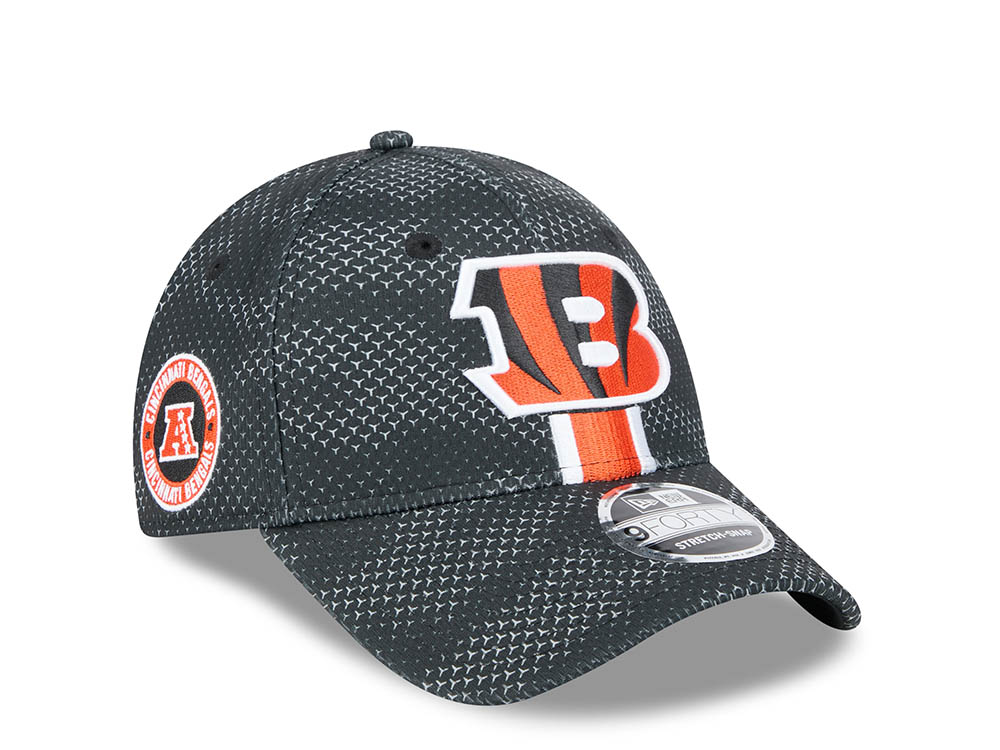 New Era Cincinnati Bengals Sideline 2024 9Forty Stretch Snapback Casquette