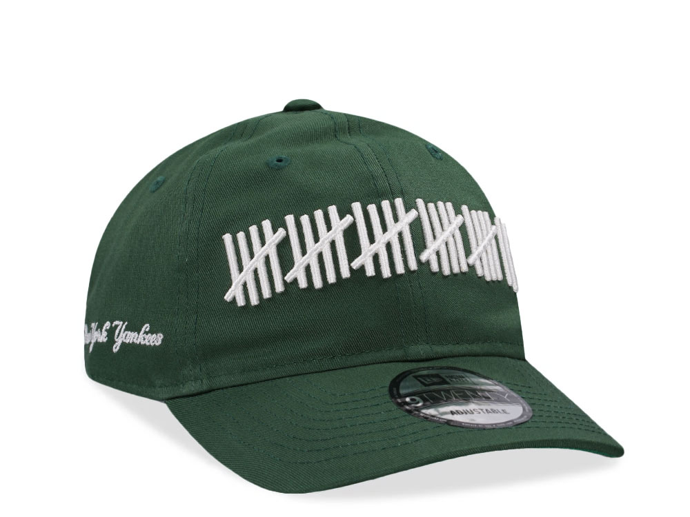 New Era New York Yankees Dark Green 9Twenty Strapback Gorra