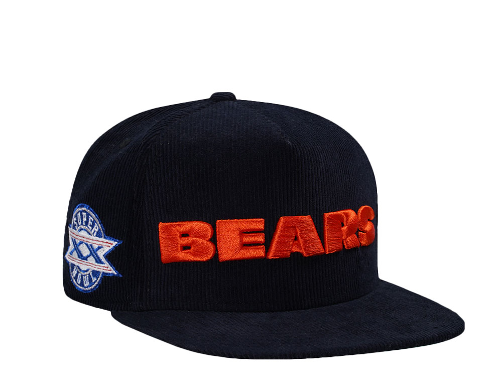 New Era Chicago Bears Corduroy Throwback Edition 59Fifty A Frame Fitted Gorra