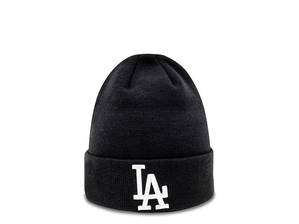 New Era Los Angeles Dodgers Essential Cuff Beanie Black Gorro