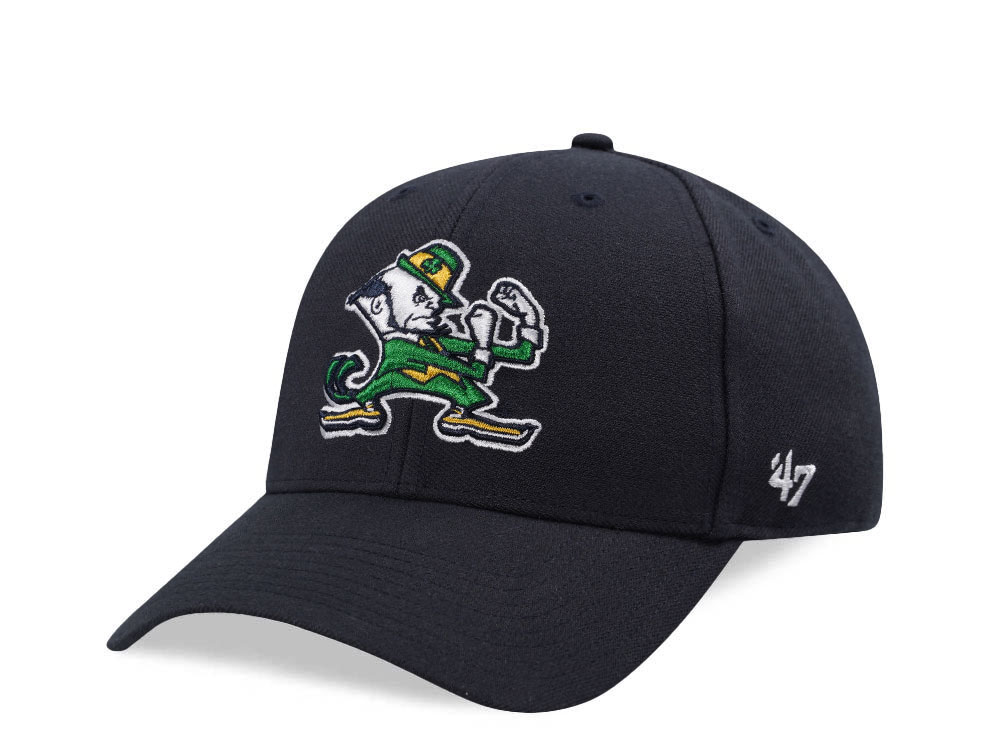 47Brand Notre Dame Fighting Irish Navy MVP Strapback Gorra