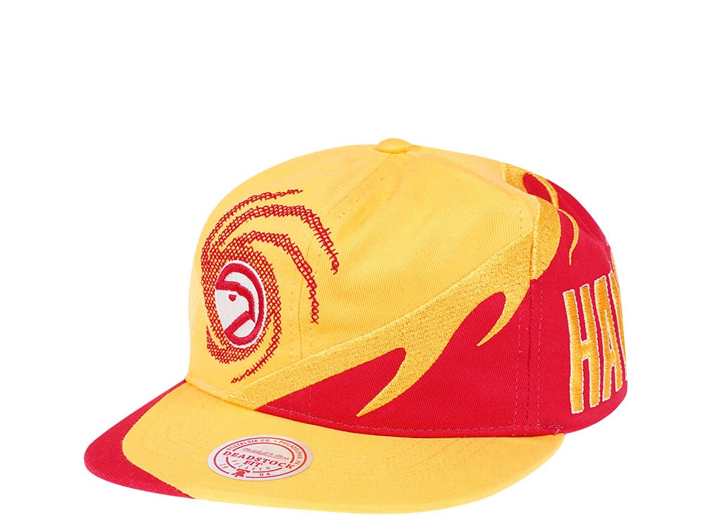 Mitchell & Ness Atlanta Hawks NBA Spiral Deadstock Hardwood Classic Snapback Gorra