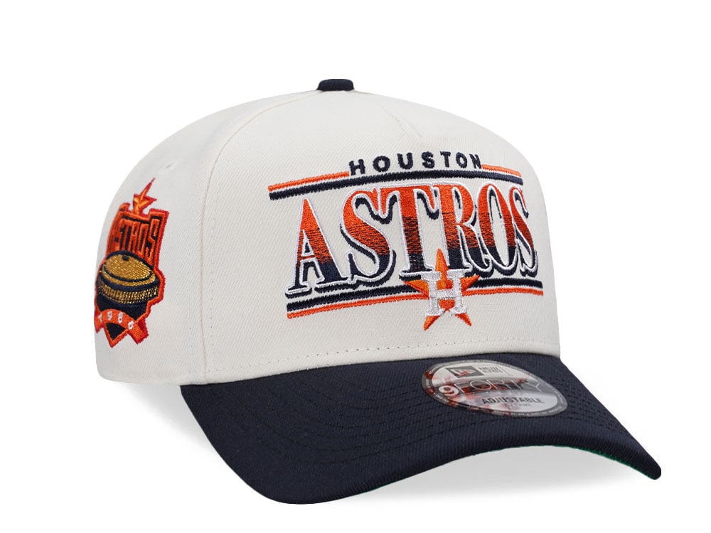 New Era Houston Astros Astro Dome Retro Chrome Two Tone Edition 9Forty A Frame Snapback Gorra