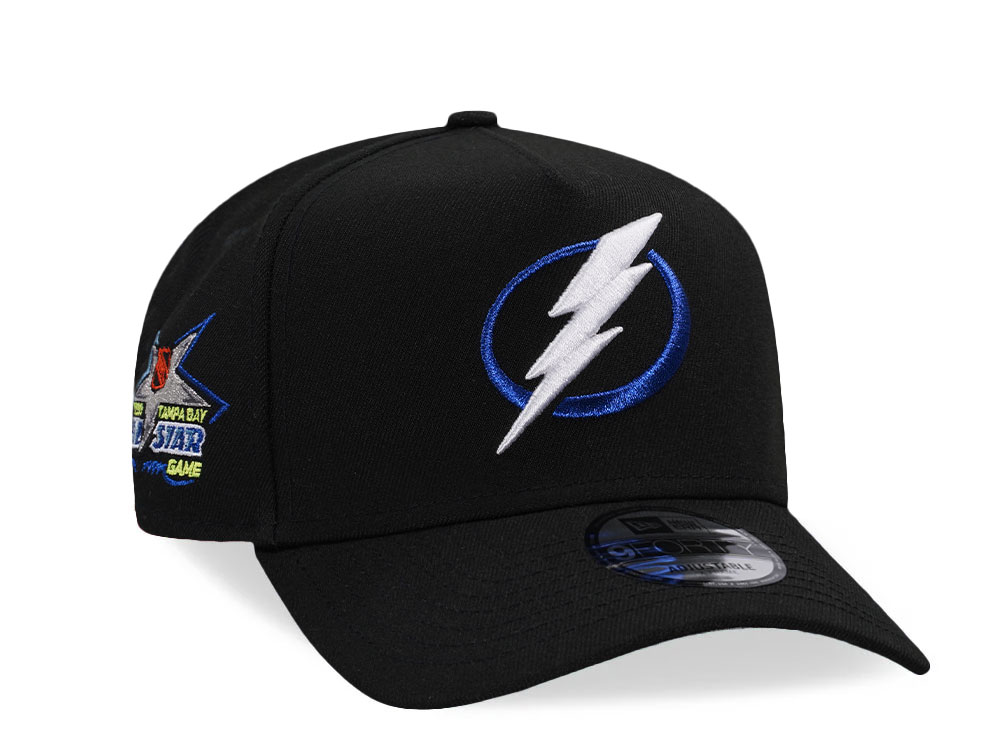 New Era Tampa Bay Lightning All Star Game 1999 Black Edition 9Forty A Frame Snapback Gorra