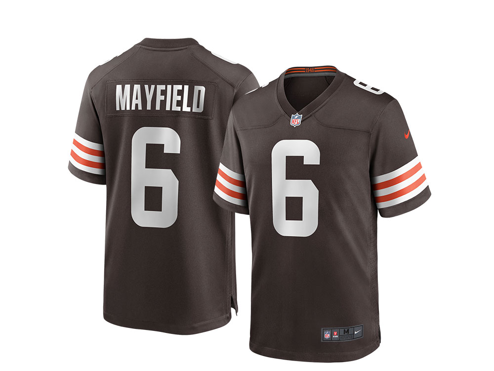 Nike Cleveland Browns Baker Mayfield Home Game Camiseta NFL