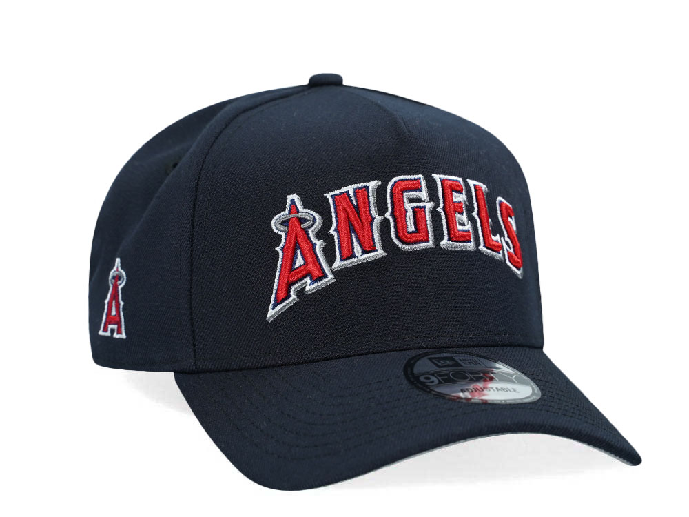 New Era Anaheim Angels Navy Classic Edition A Frame Snapback Gorra