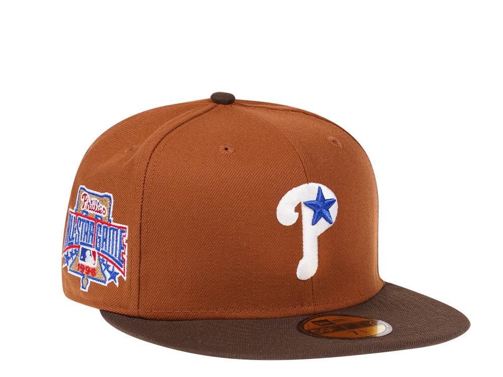 New Era Philadelphia Phillies All Star Game 1996 Bourbon and Suede Edition 59Fifty Fitted Gorra