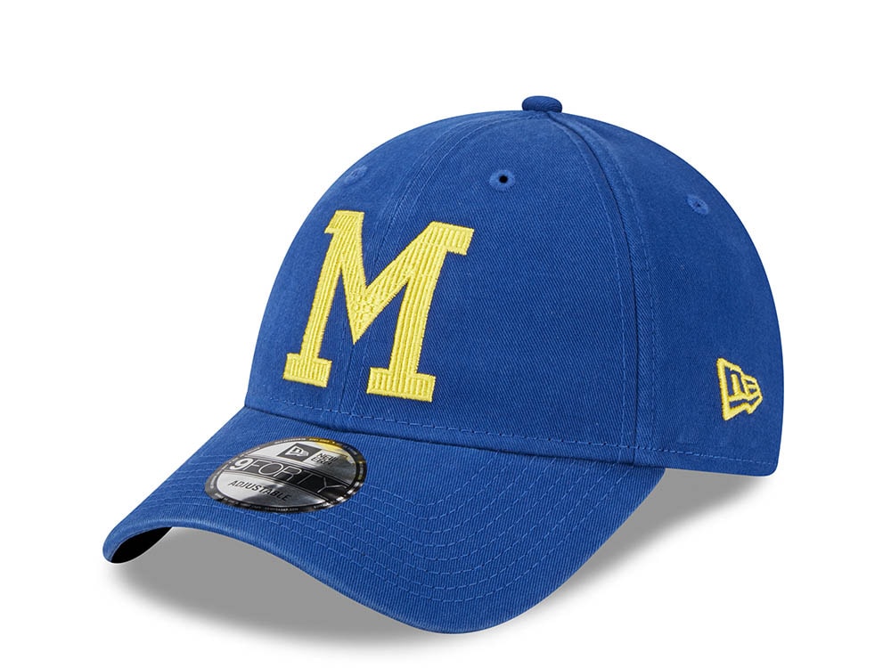 New Era Milwaukee Brewers Coops Blue 9Forty Snapback Gorra