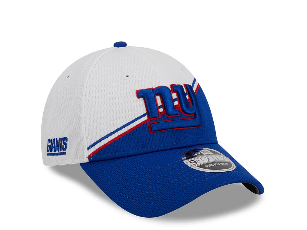 New Era New York Giants NFL Sideline 2023 Blue White  9Forty Snapback Gorra