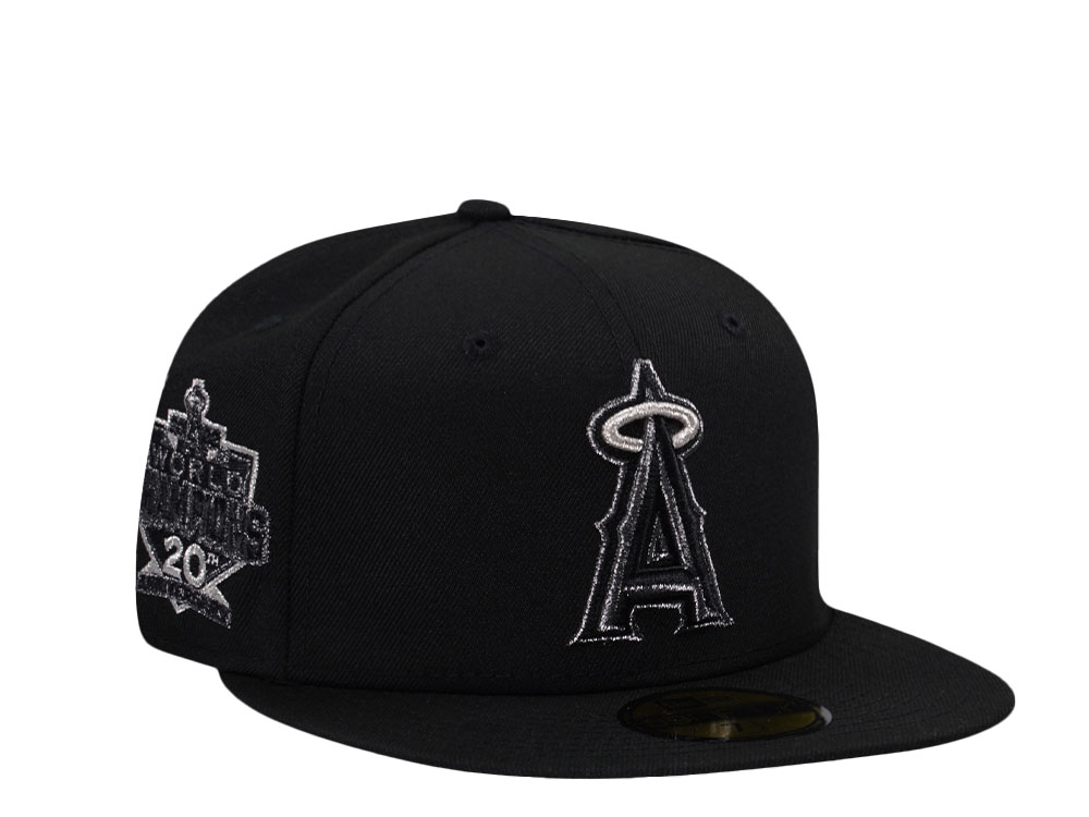 New Era Anaheim Angels 20th Anniversary Black Pewter Prime Edition 59Fifty Fitted Gorra