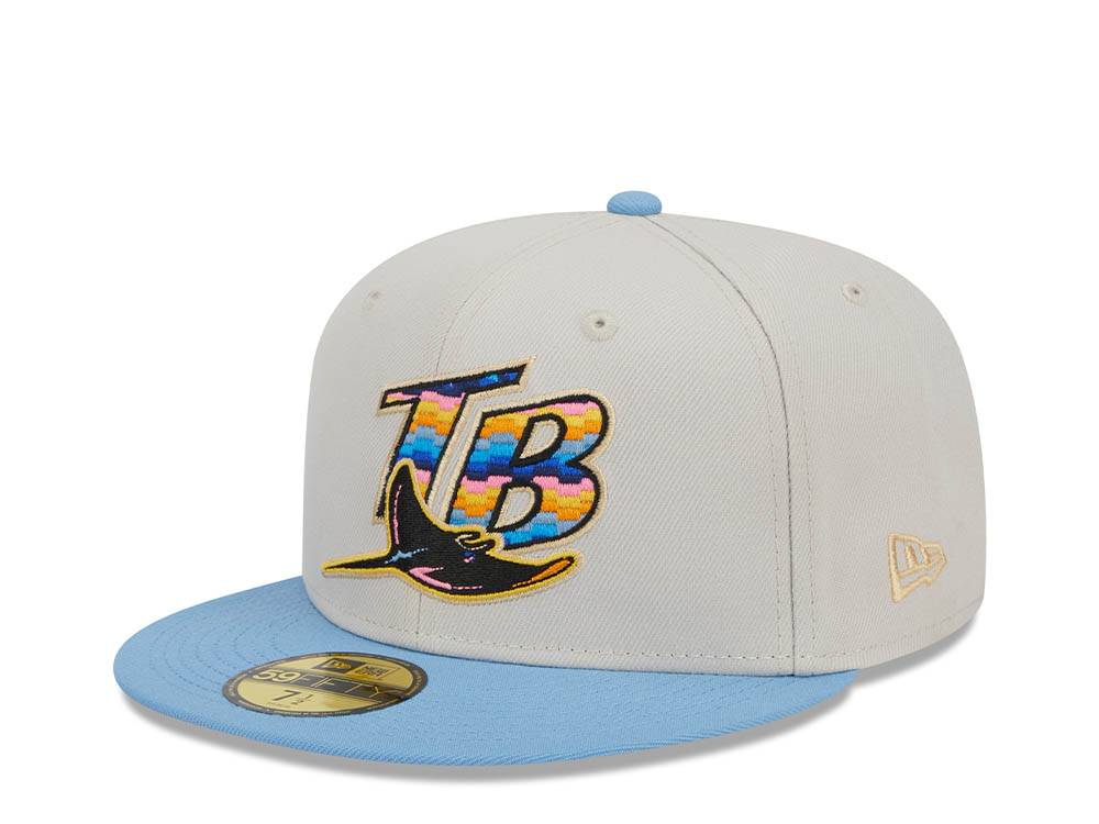 New Era Tampa Bay Rays Beachfront Stone Two Tone Edition 59Fifty Fitted Gorra