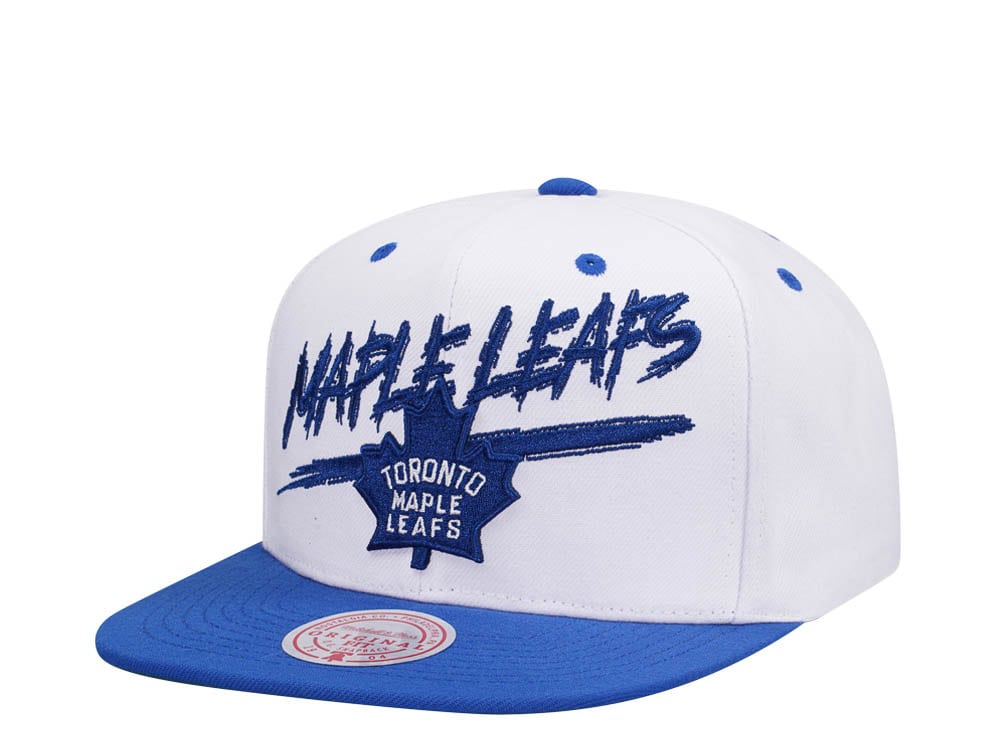 Mitchell & Ness Toronto Maple Leafs Transcript Two Tone Snapback Gorra