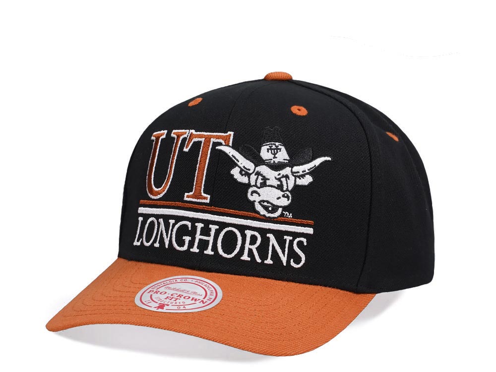 Mitchell & Ness University of Texas Longhorns Pro Crown Fit Snapback Gorra