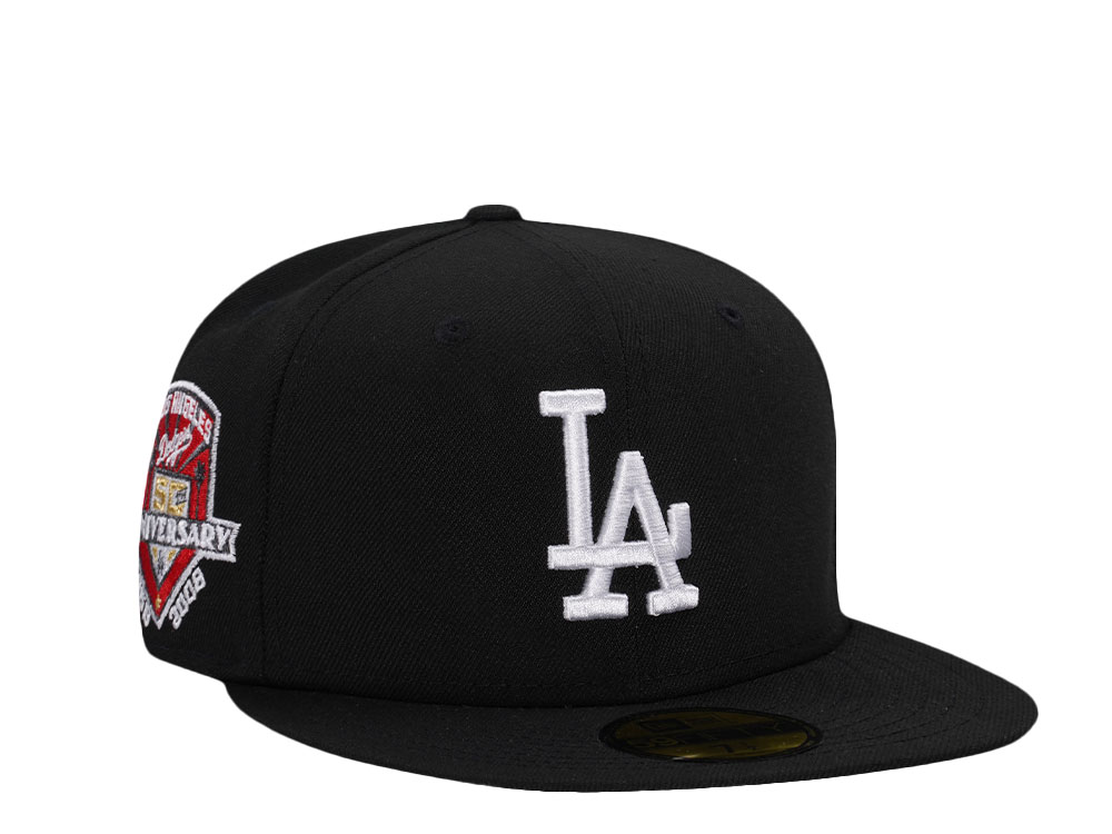 New Era Los Angeles Dodgers 50th Anniversary Black And Red Edition 9Fifty Snapback Gorra