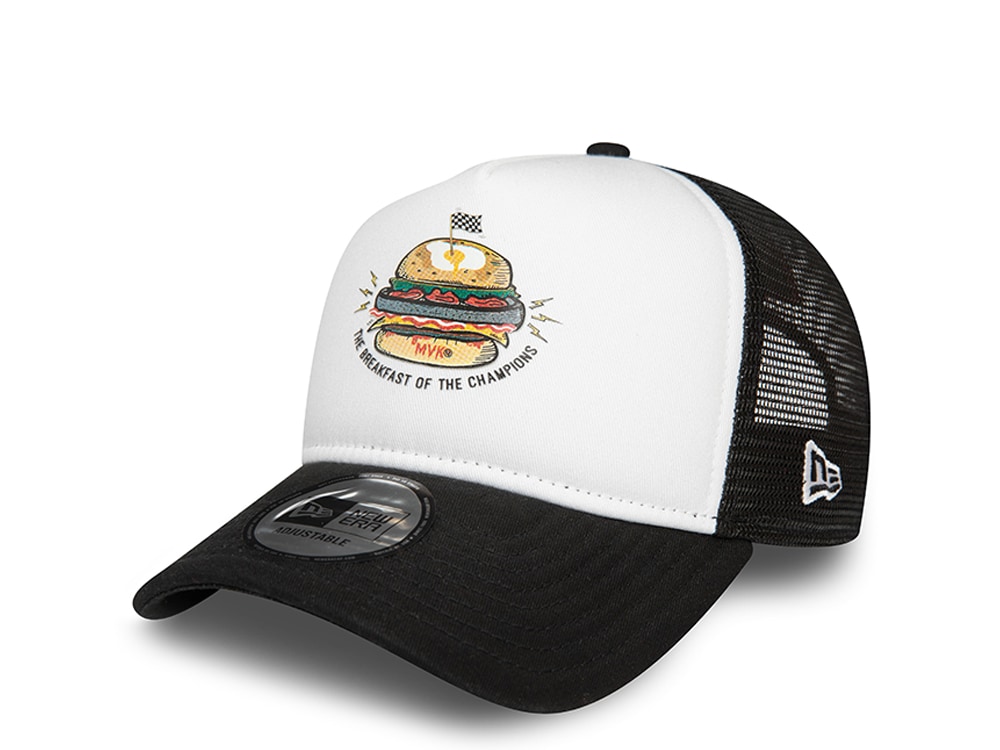 New Era MVK Food Aprilia Racing A Frame Trucker Snapback Gorra