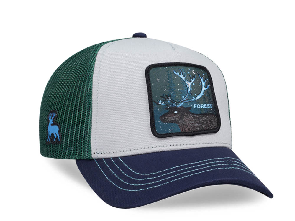 Capslab Fantastic Beasts Forest White Green Blue Trucker Snapback Gorra