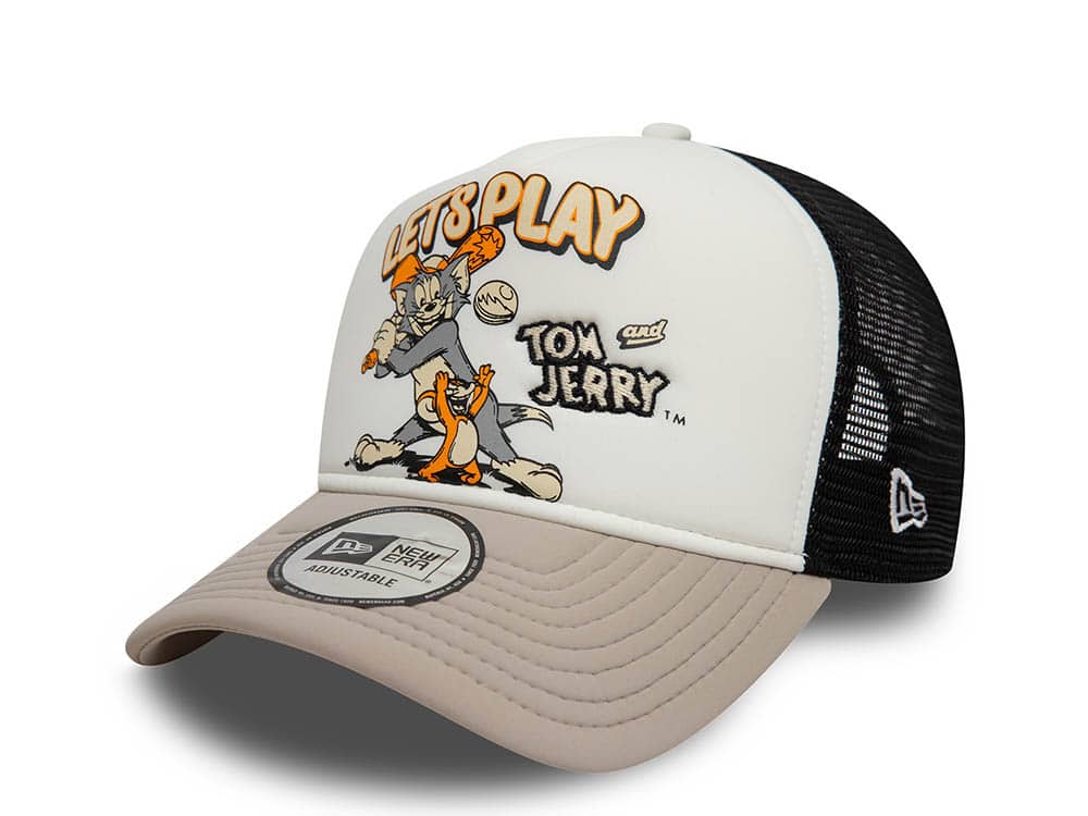 New Era Tom And Jerry Tom And Jerry Let's Play 9Forty A Frame Trucker Snapback Gorra