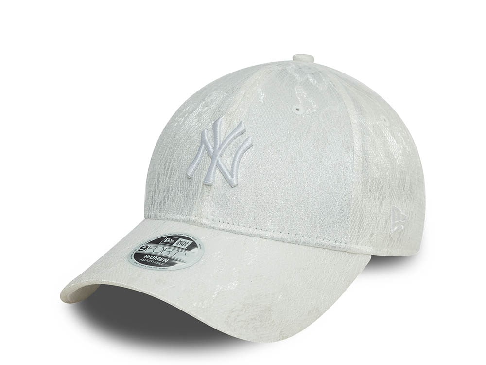 New Era New York Yankees Lace White Womens 9Forty Strapback Gorra