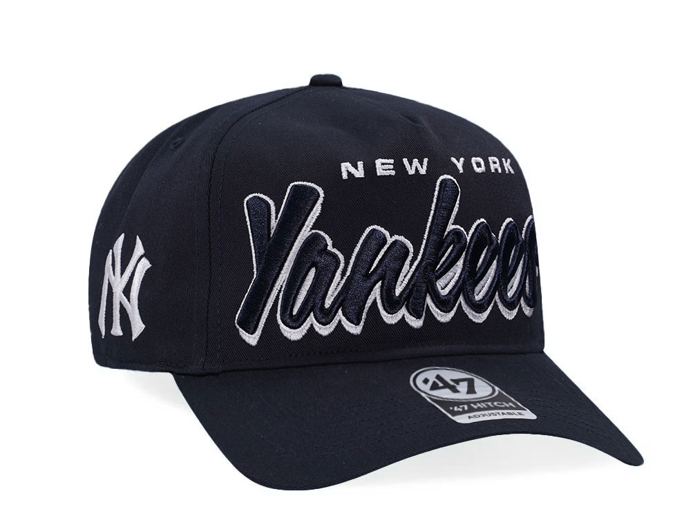 47Brand New York Yankees Navy Shadow 47 Hitch Snapback Gorra