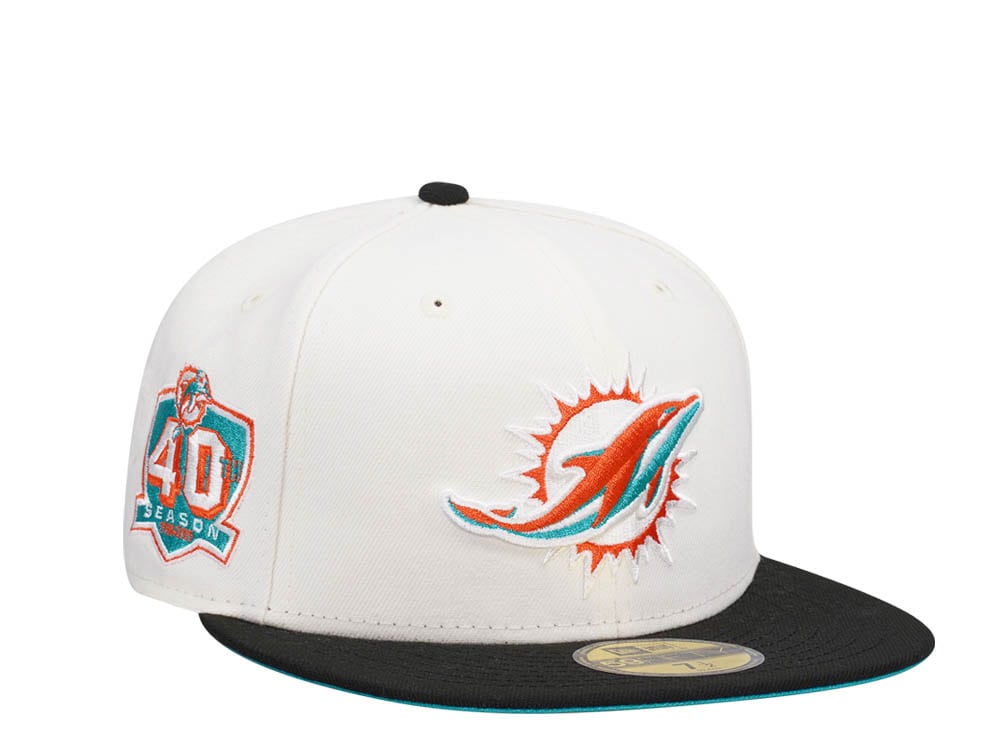 New Era Miami Dolphins 40th Anniversary Two Tone Edition 59Fifty Fitted Gorra