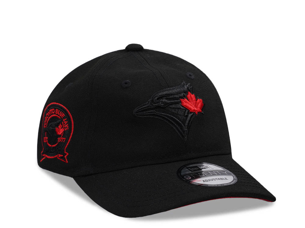 New Era Toronto Blue Jays Black Red Edition 9Twenty Strapback Gorra