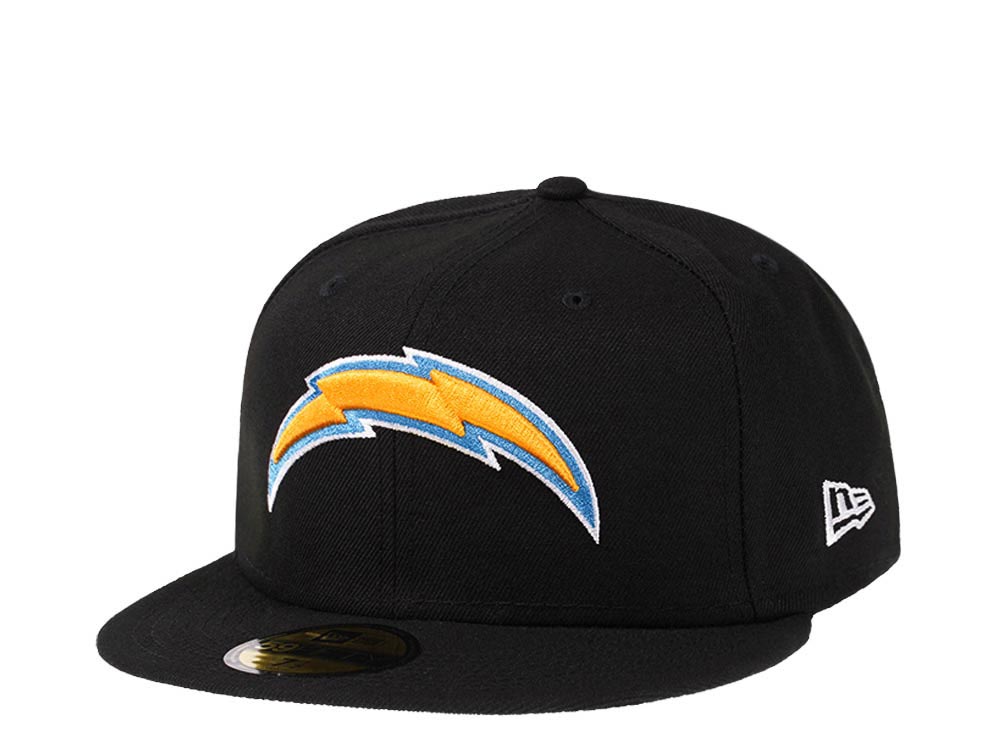 New Era Los Angeles Chargers Black Classic Edition 59Fifty Fitted Gorra