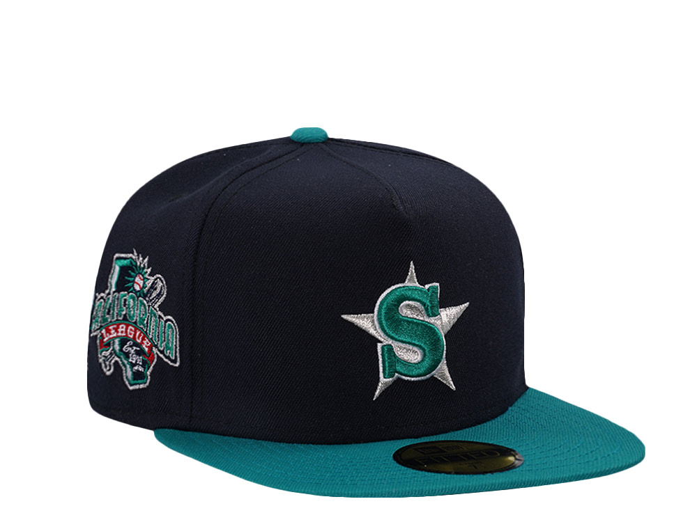 New Era San Bernadino Spirits California League Navy Two Tone Edition A Frame 59Fifty Fitted Gorra