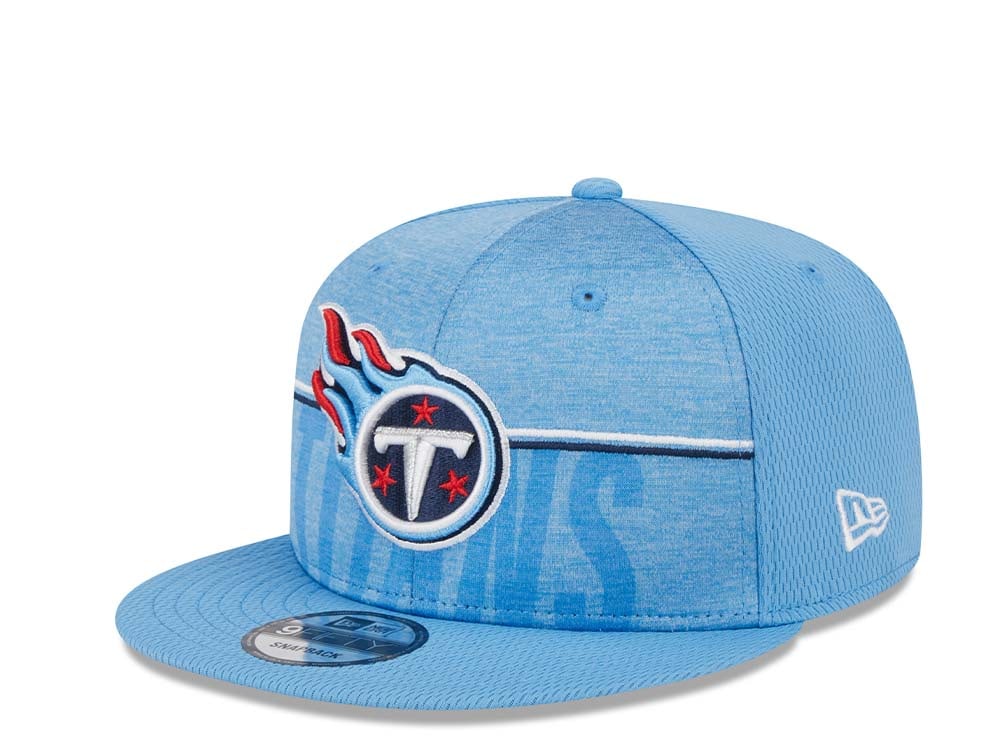 New Era Tennessee Titans NFL Training Camp 23 Blue 9Fifty Snapback Gorra