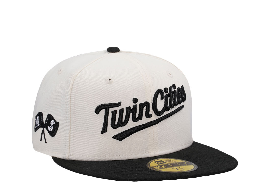 New Era Minnesota Twins Twin City Chrome Two Tone Edition 59Fifty Fitted Gorra