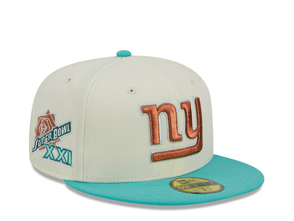 New Era New York Giants Super Bowl XXI Two Tone City Icon 59Fifty Fitted Gorra