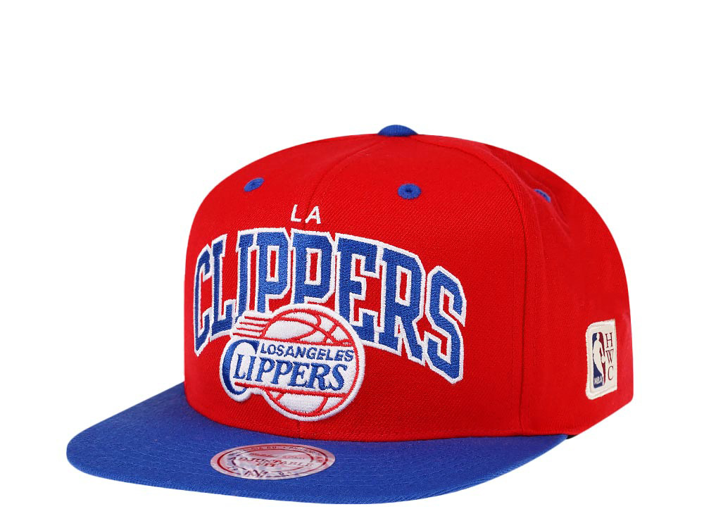 Mitchell & Ness Los Angeles Clippers Team Arch Hardwood Classics Snapback Gorra