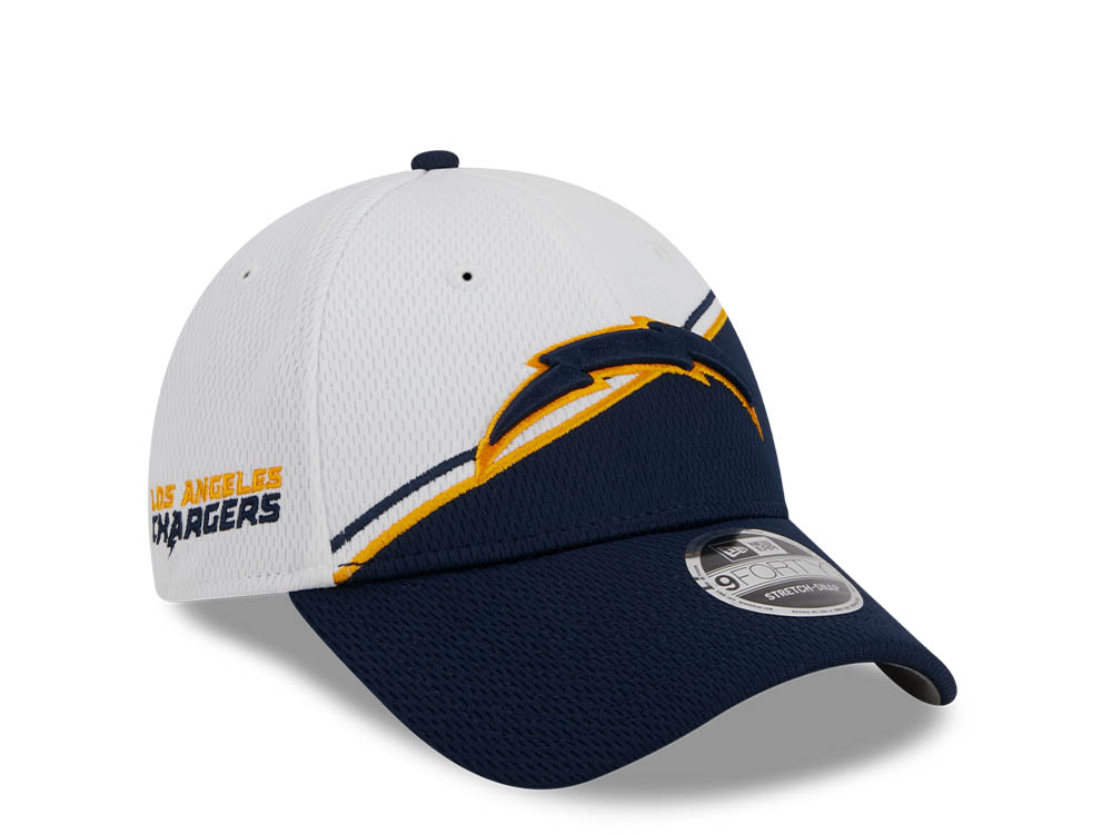 New Era Los Angeles Chargers NFL Sideline 2023 Navy White  9Forty Snapback Gorra