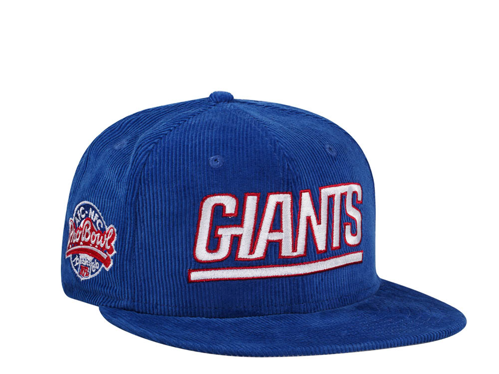 New Era New York Giants Pro Bowl 1986 Throwback Cord Edition 59Fifty Fitted Gorra