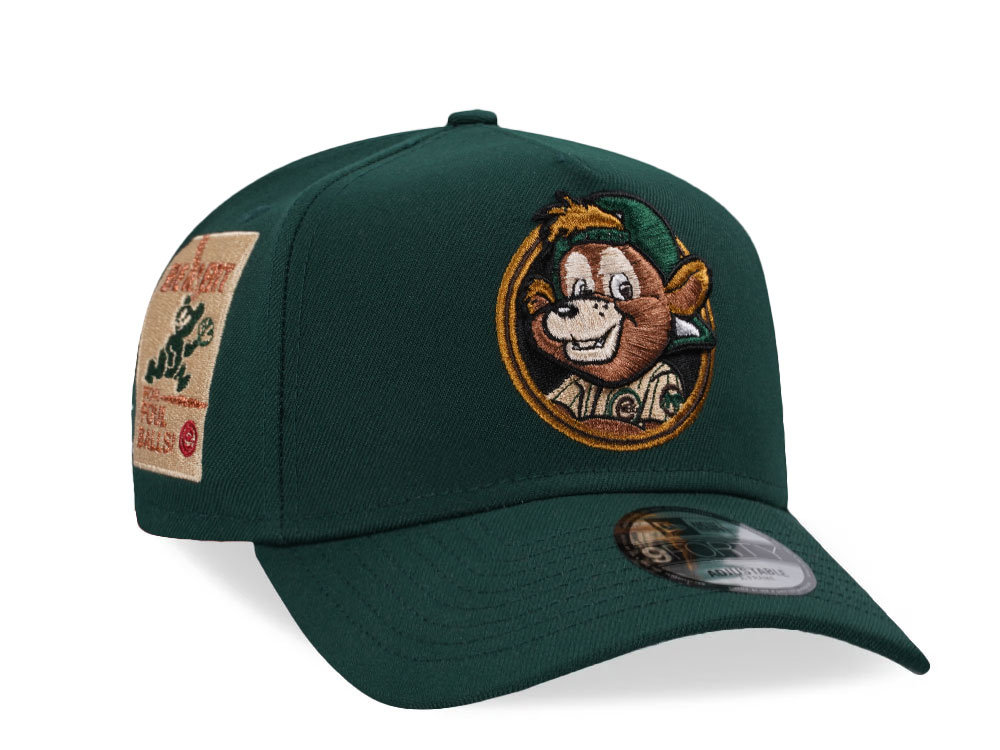 New Era Chicago Cubs Dark Green Copper 9Forty A Frame Snapback Gorra