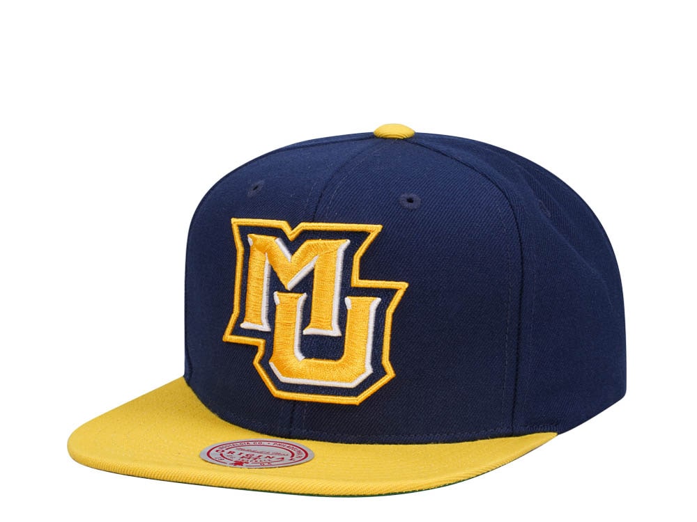 Mitchell & Ness  Marquette University Team Two Tone 2.0 Throwback Edition   Snapback Gorra