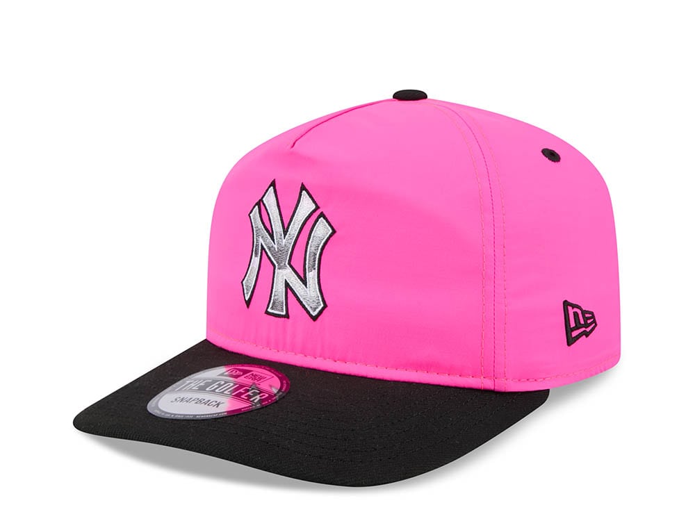 New Era New York Yankees Pink Two Tone Golfer A Frame Snapback Gorra