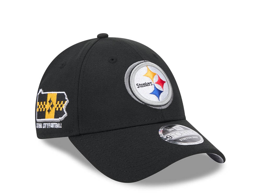 New Era Pittsburgh Steelers NFL24 Draft 9Forty Stretch Snapback Gorra