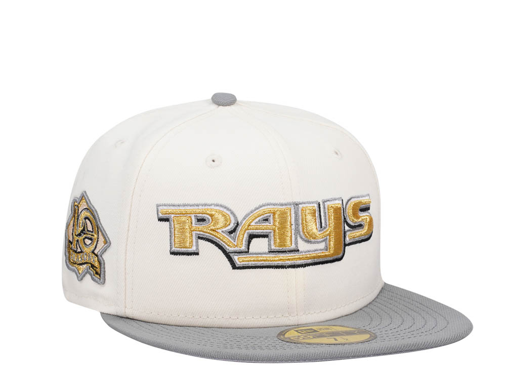 New Era Tampa Bay Rays 10 Seasons Chrome Prime Two Tone Edition 59Fifty Fitted Gorra