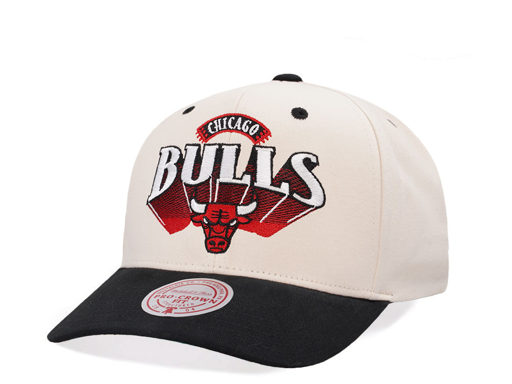 Mitchell & Ness Chicago Bulls Horizon Two Tone Pro Crown Fit Snapback Cap