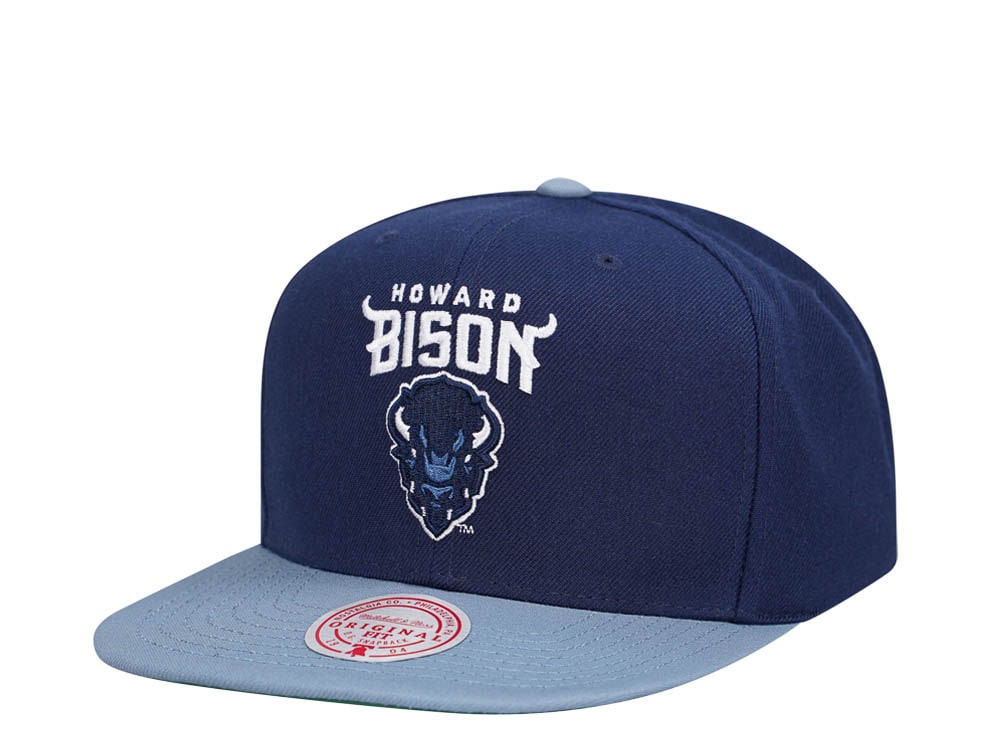 Mitchell & Ness Howard University Bison Team Two Tone 2.0 Snapback Gorra