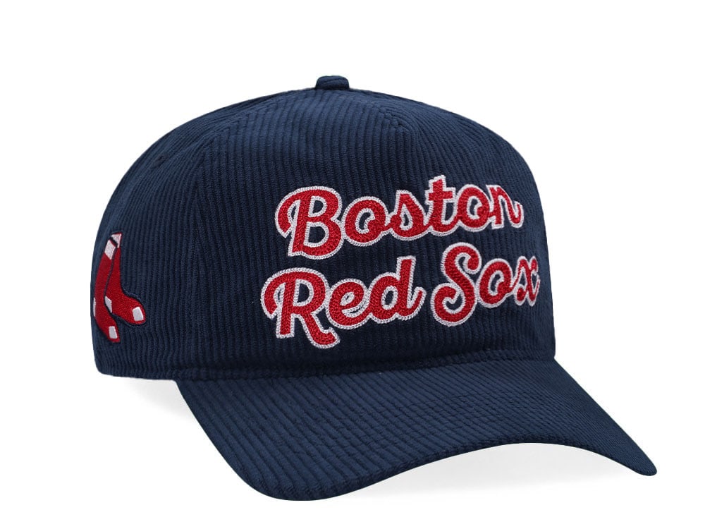 47Brand Boston Red Sox Navy Chainscript 47 Hitch Snapback Gorra