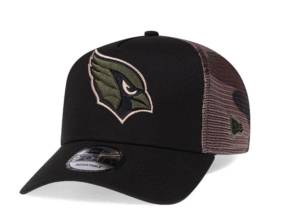 New Era Arizona Cardinals Camo 9Forty A Frame Trucker Snapback Gorra