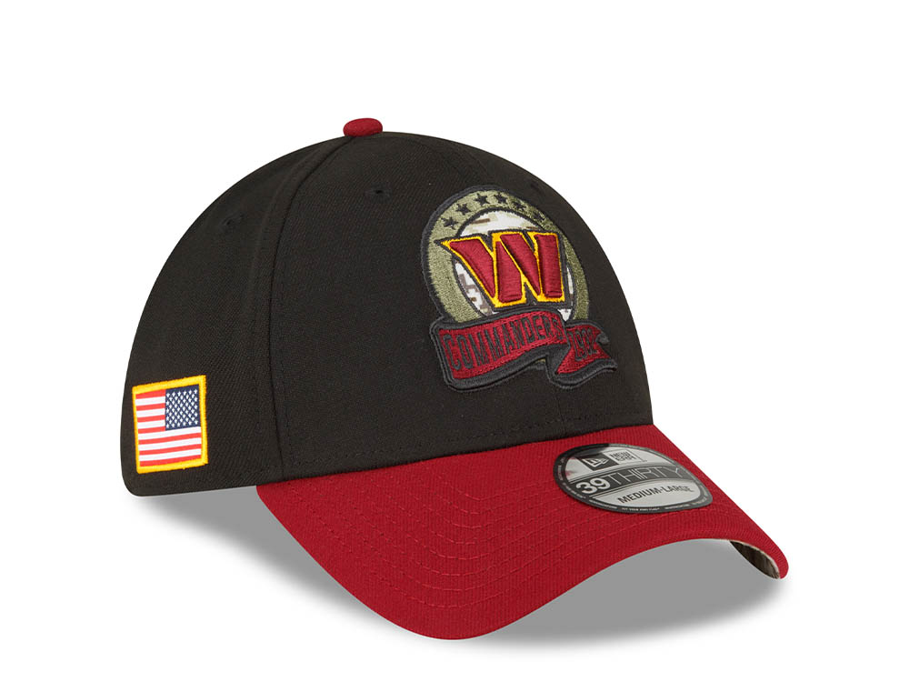 New Era Washington Commanders Salute to Service 2022 39Thirty Stretch Gorra