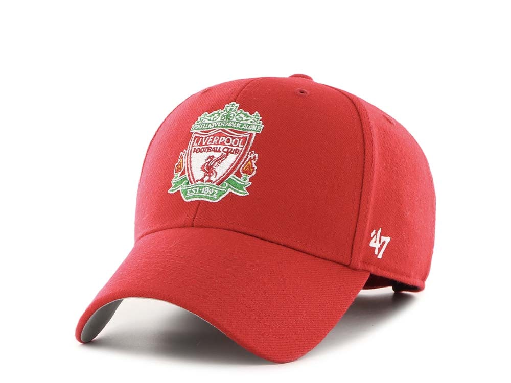 47Brand Liverpool FC Red MVP Strapback Gorra