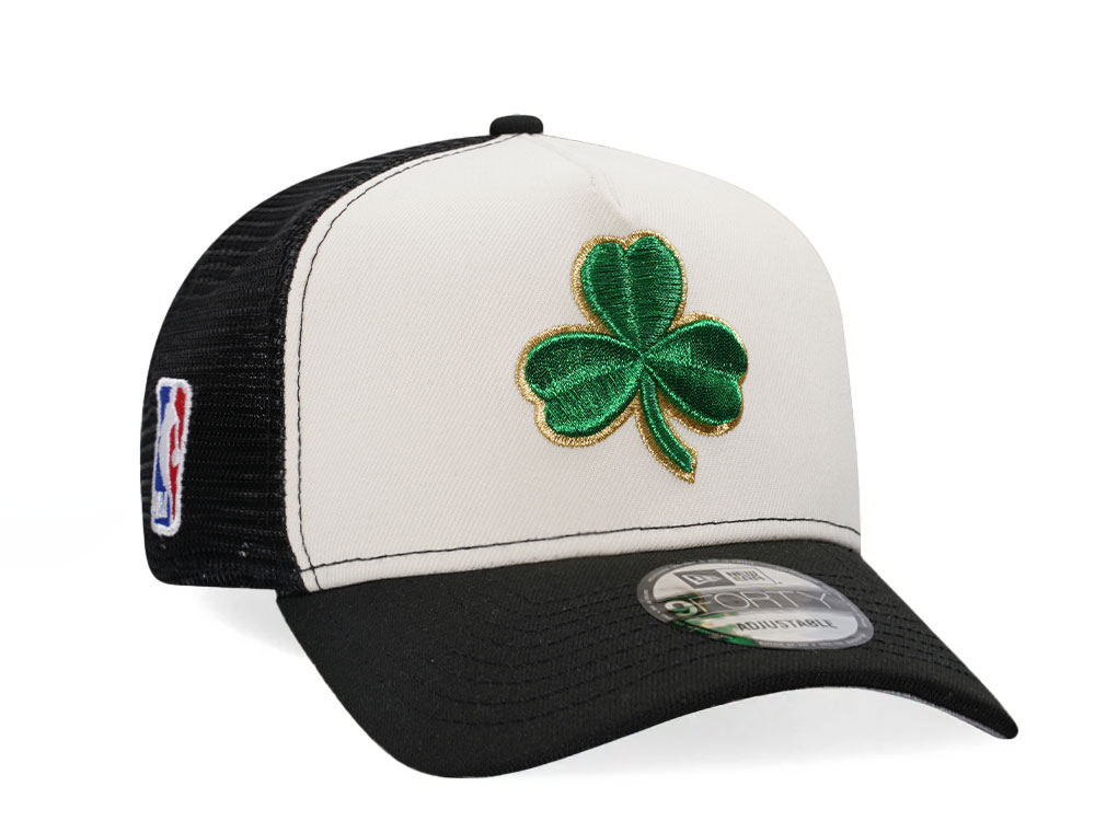 New Era Boston Celtics Classic Two Tone Edition Trucker A Frame Snapback Gorra