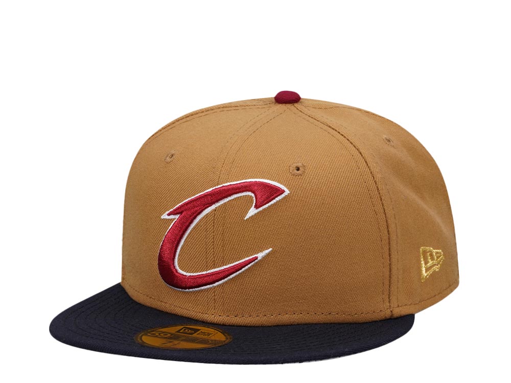 New Era Cleveland Cavaliers Beige Two Tone Edition 59Fifty Fitted Gorra