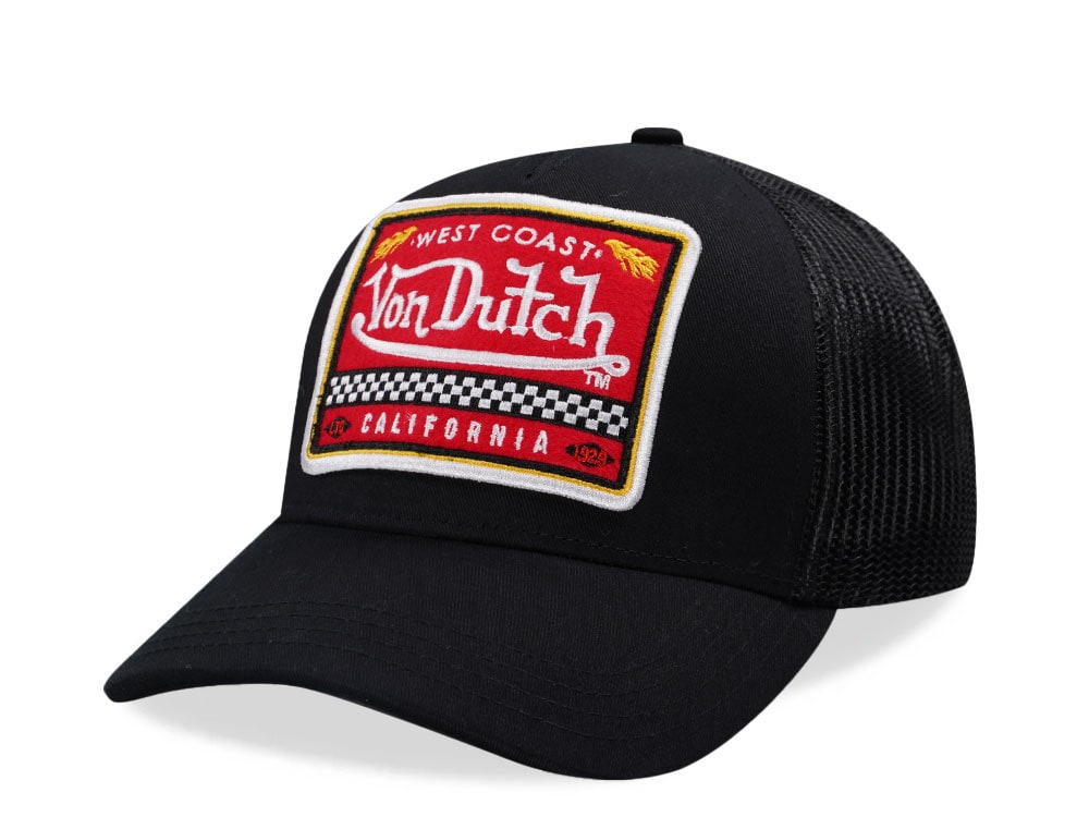 Von Dutch California Black Trucker Edition Snapback Gorra