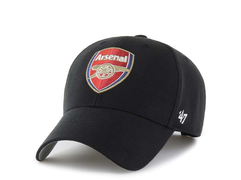 47Brand Arsenal FC Black MVP Strapback Gorra